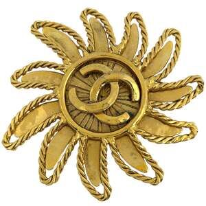 Chanel Cc Logo Brooch Metal #250044C78B